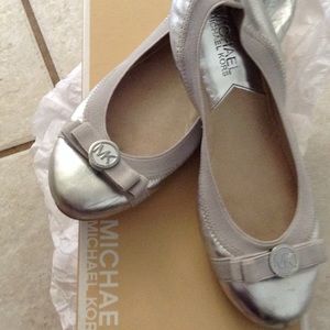 Michael Korea silver flats