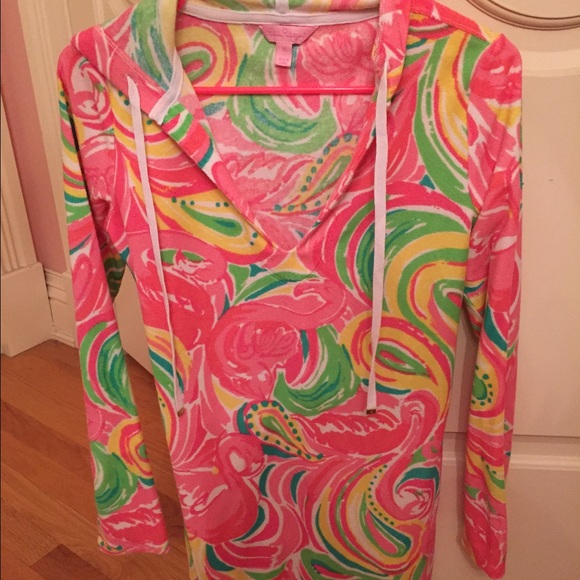 Lilly Pulitzer Multi All Nighter terry hoodie