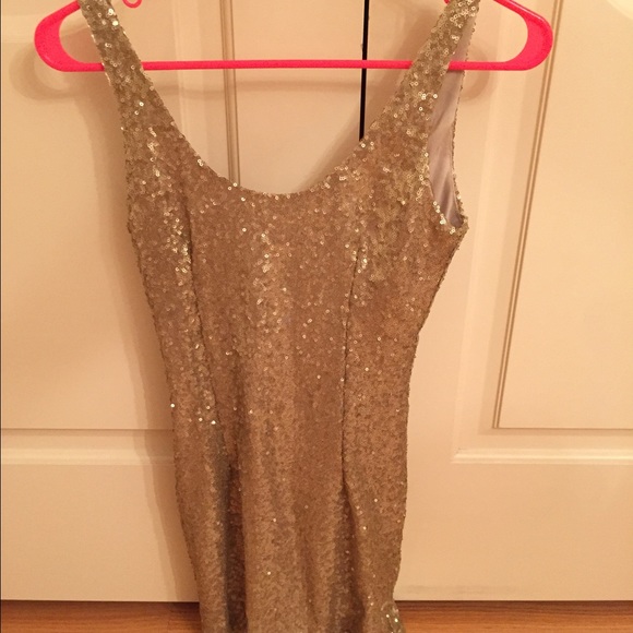 Gold Sequin Dress size XS