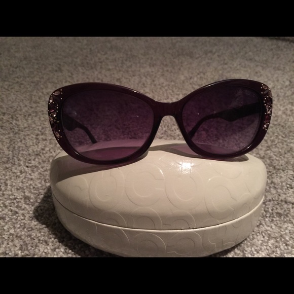 Beautiful purple Coach sunglasses.