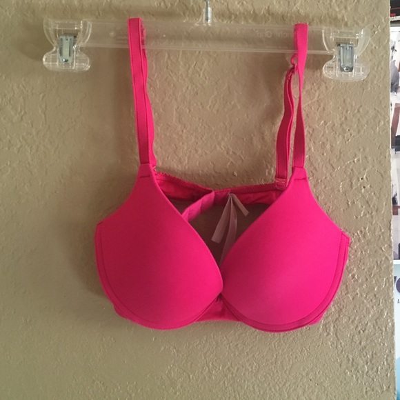 Hot Pink push up PINK Victoria Secret Bra