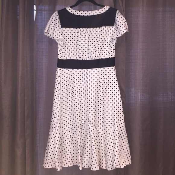 Black and white dress