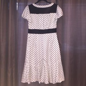 Black and white dress