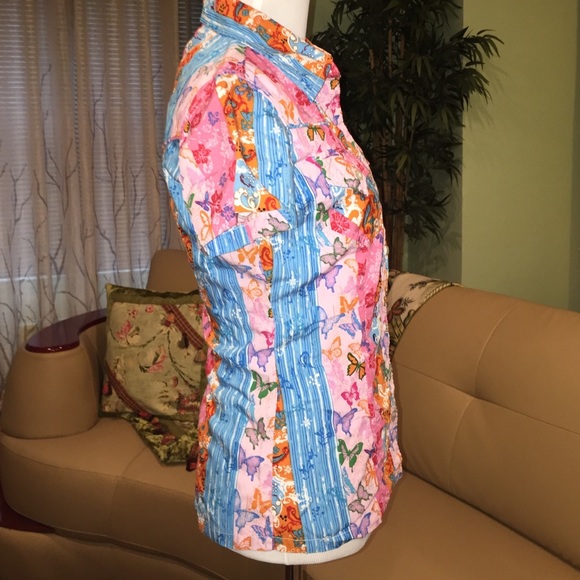 Colorful button down - Picture 2 of 3