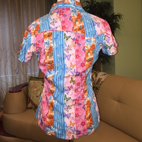 Colorful button down - Picture 3 of 3