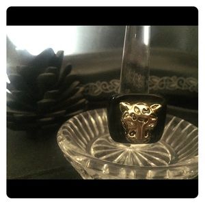 Glamorous leopard ring  *size 8*