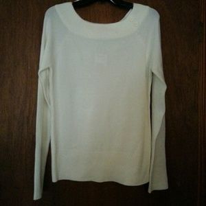 Juniors Takeout brand L/S Sweater, Cream, XL