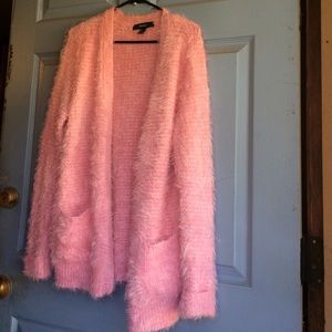 Blush Mohair Style Oversized Sweater