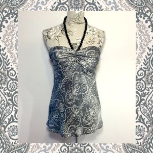 ~WHBM Silk Jeweled💎Necklace Halter or Tube Top~