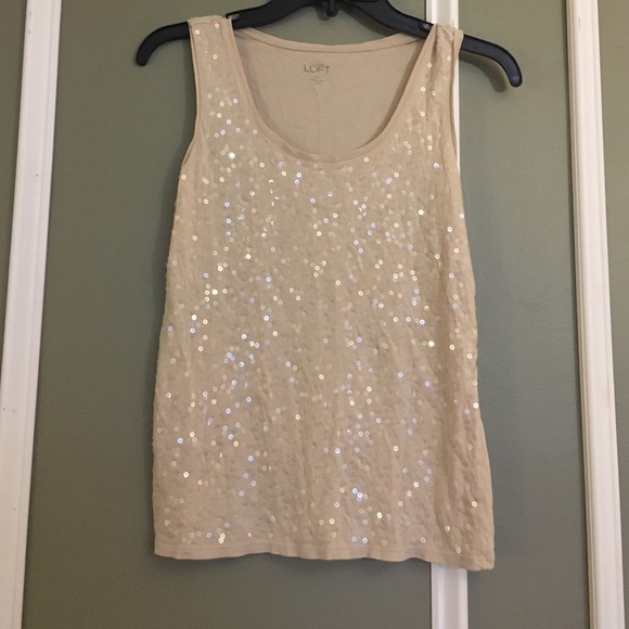 Sequined tank