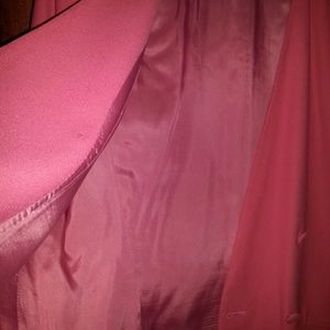 Pink jacket.