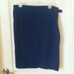 Navy blue skirt
