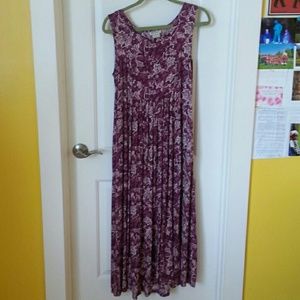 Purple maxi dress
