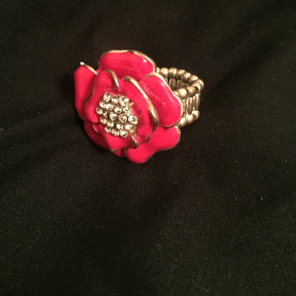 Flower rose ring