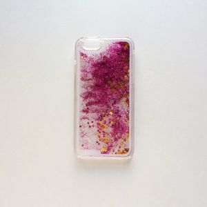 Pink iPhone 6 plus/6s plus glitter quicksand case