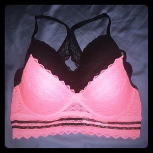 Two NWOT VS racerback bras