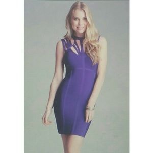 Gorgeous Bebe Cutout Bandage Dress