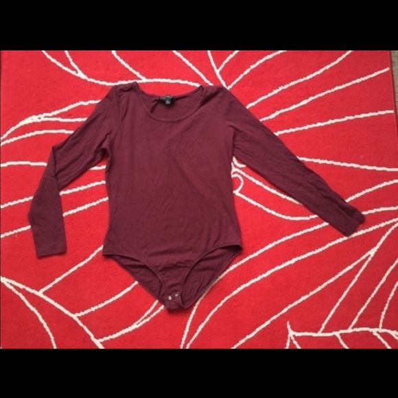 MAROON PLUS BODYSUIT