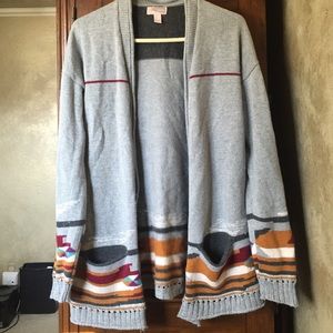 Gray oversized cardigan!