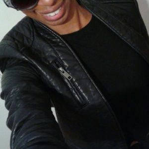 Black (real leather) jacket