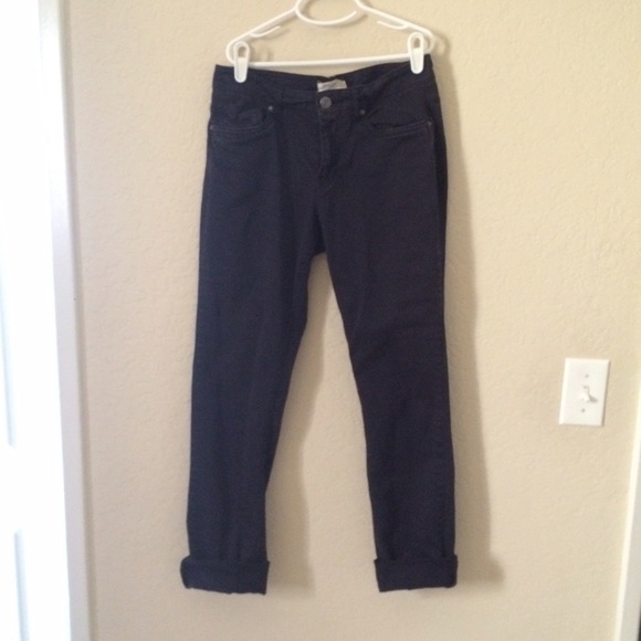 Navy blue straight leg H&M pants - Picture 2 of 3