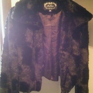 Black Faux Fur Jacket