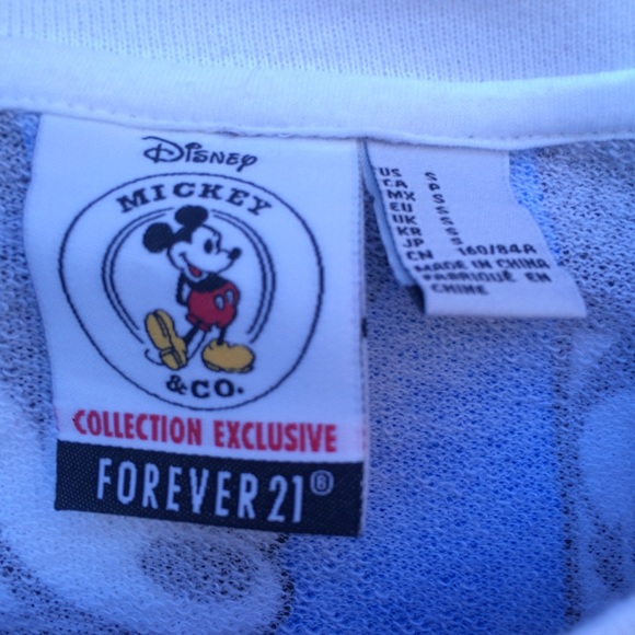 Forever 21 Mickey Mouse Crop Top - Picture 3 of 3