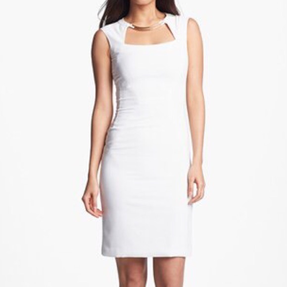 BCBGMAXAZRIA Clara Cutout Sheath Dress
