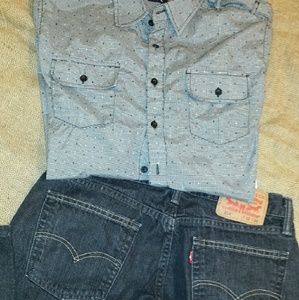 An outfit for a young man