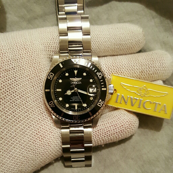 Men's InvictaPro Diver Stainless Steel Automatic W - Picture 1 of 4