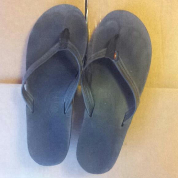 Black Rainbow flip-flops (used)