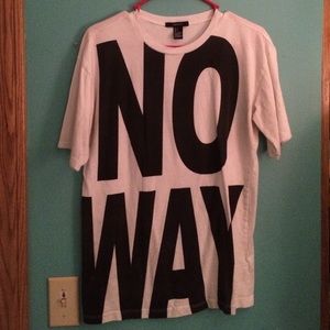 "NO WAY" - FOREVER 21 - CUTE GRAPHIC TEE