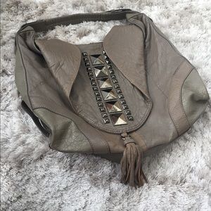 🎉 10 MINUTE SALE 😍 Hype Grey Leather Bag!