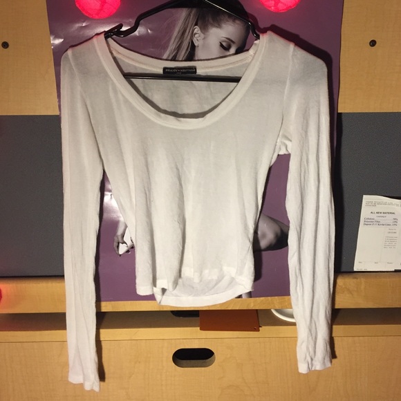 White long sleeve from Brandy Melville