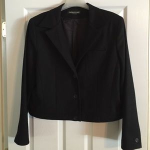 Woolmark, lined black blazer