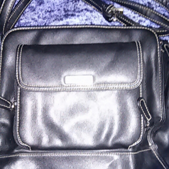 Liz Claiborne black shoulder strap purse