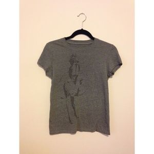 Grey Marilyn Monroe Graphic Tee