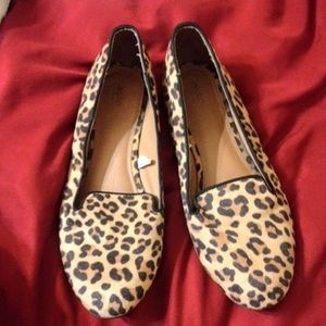 Cheetah print flats