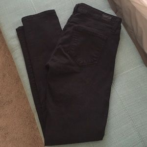 Black Paige skyline ankle peg