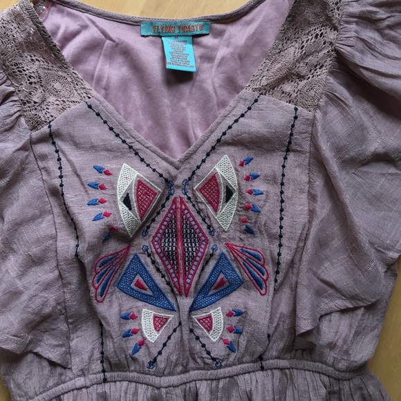 •Mauve Aztec Dress• - Picture 4 of 4