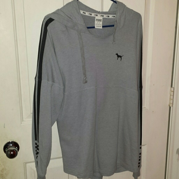 Grey PINK crew neck