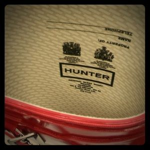 Short Red Hunter boots