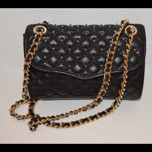 Rebecca Minkoff Mini Quilted Studded Affair