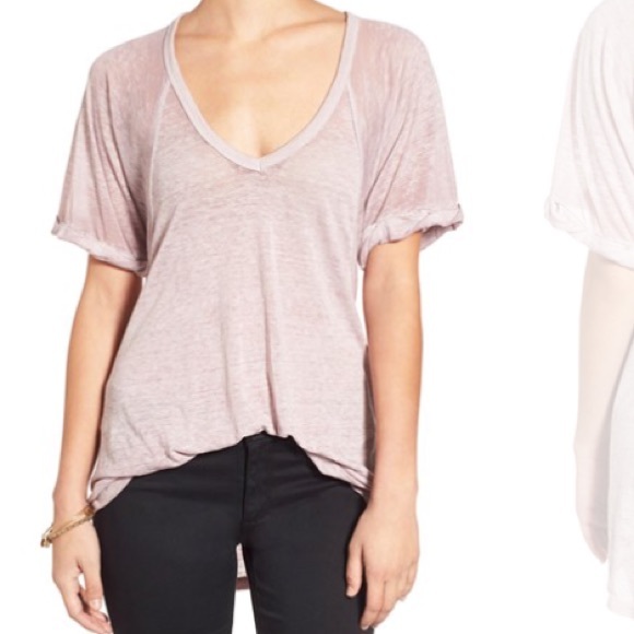 Free People 'Free Falling' V Neck Tee