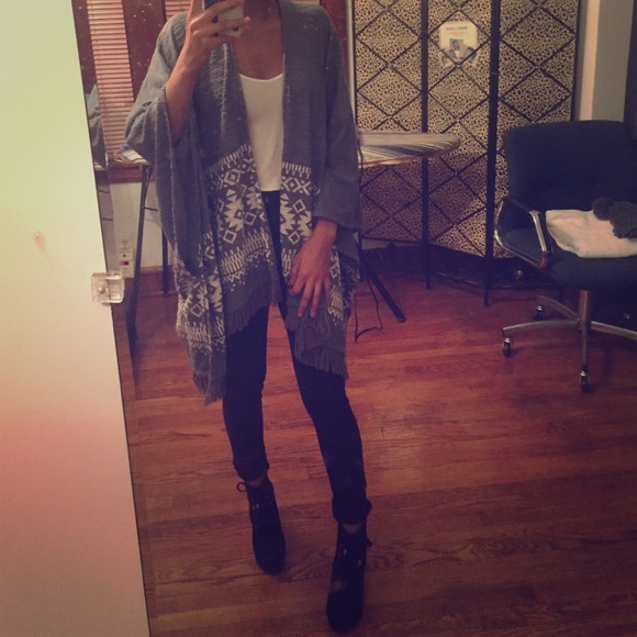 Aztec open cardigan - Picture 1 of 4