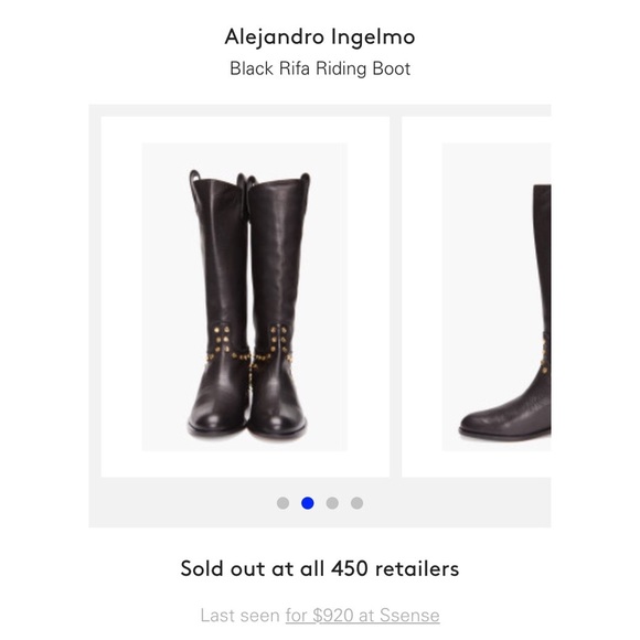 🎉HP🎉Alejandro Ingelmo Black Leather Riding Boots - Picture 2 of 4