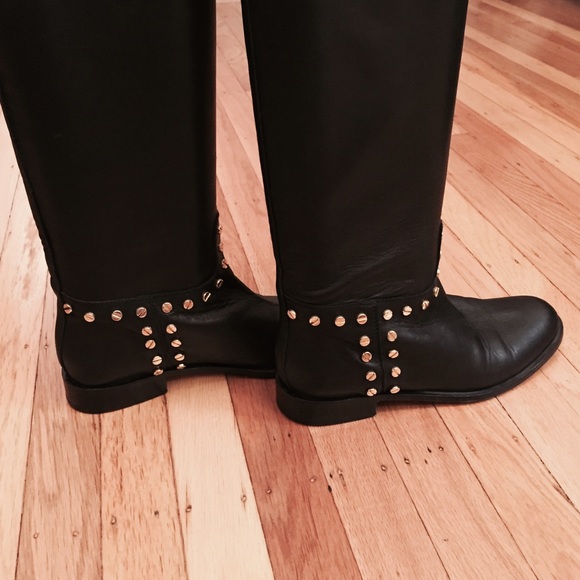 🎉HP🎉Alejandro Ingelmo Black Leather Riding Boots - Picture 3 of 4