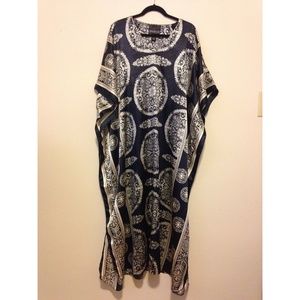 Blue & Silver Kaftan