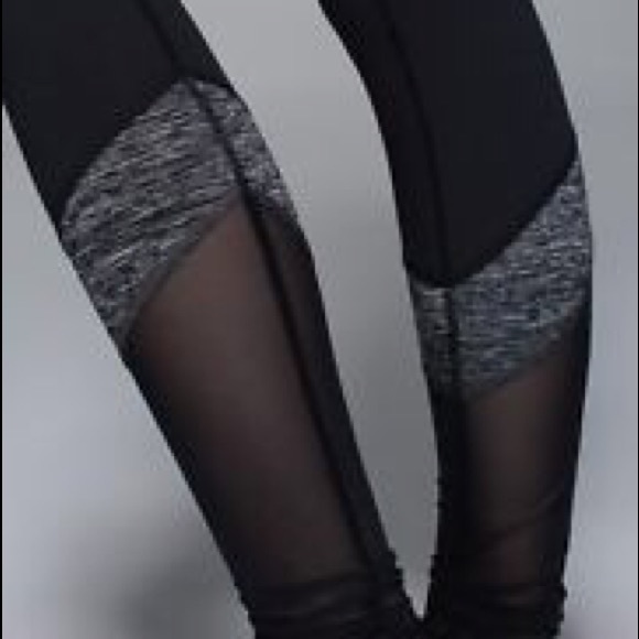 Like new lululemon wunderunders with mesh details