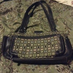 Liz and Co. Satchel neutral colored handbag